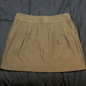 Old Navy grey herringbone and metallic skirt (8)